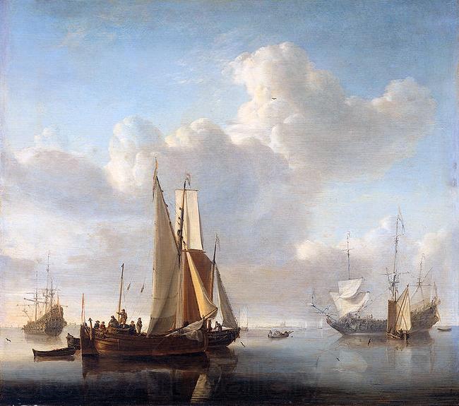 Esaias Van de Velde Ships off the coast Norge oil painting art